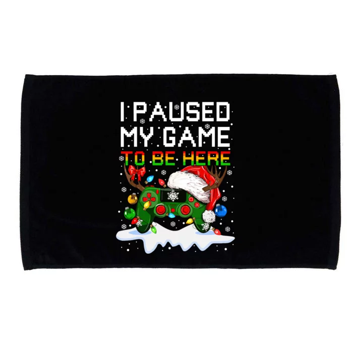 Videogame Controller Santa Hat Christmas Gaming Xmas Gamer Microfiber Hand Towel