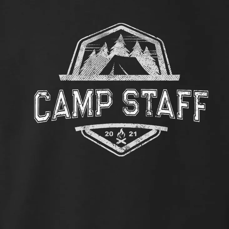 Vintage CAMP STAFF Campground Host Campsite Team Counselors Toddler Hoodie