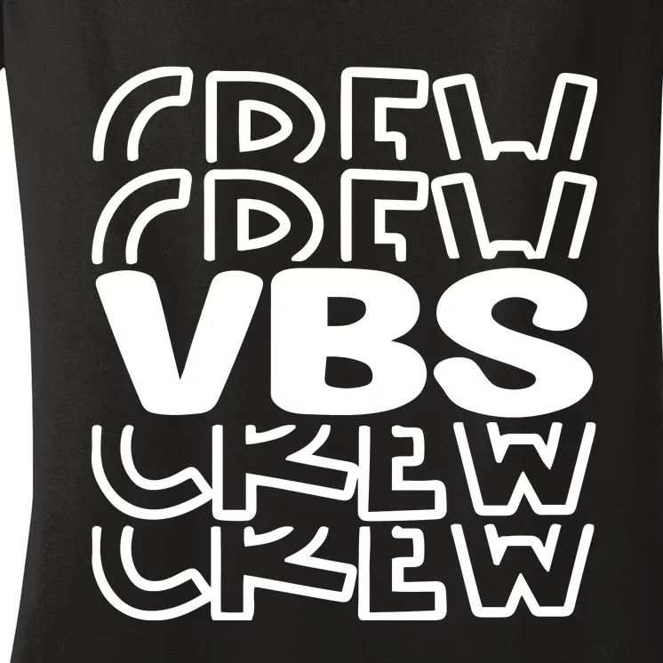 Vbs Crew Summer Camp Women's V-Neck T-Shirt