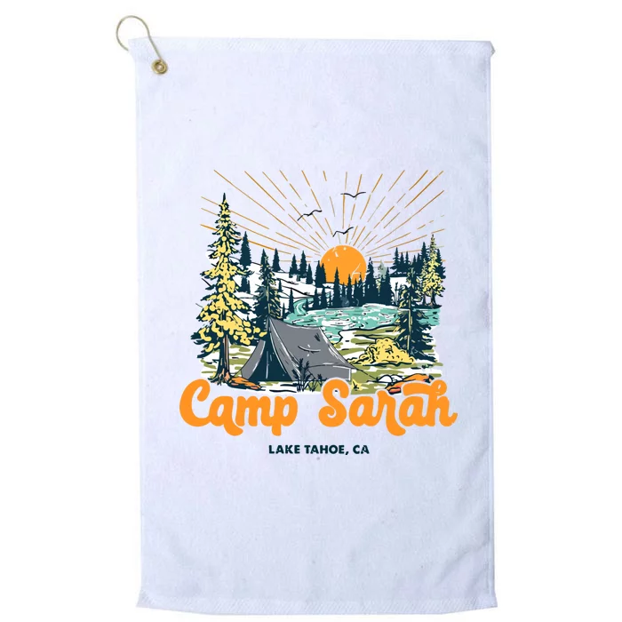 Vintage Camp Sarah Lake Tahoe Platinum Collection Golf Towel