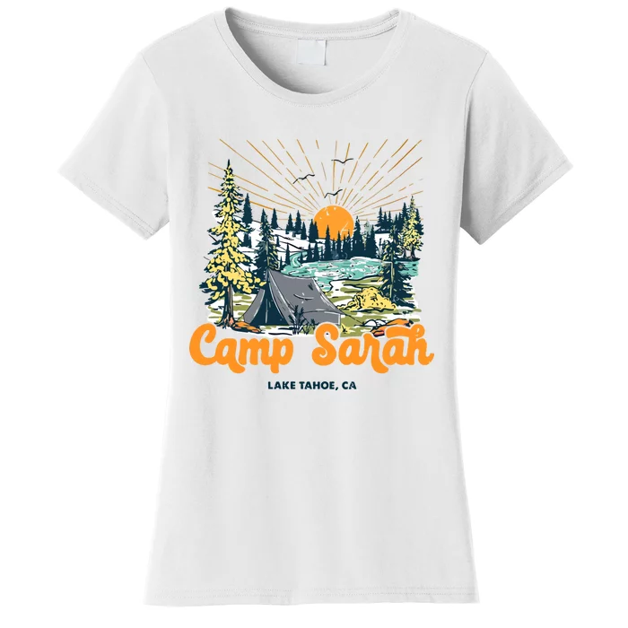 Vintage Camp Sarah Lake Tahoe Women's T-Shirt