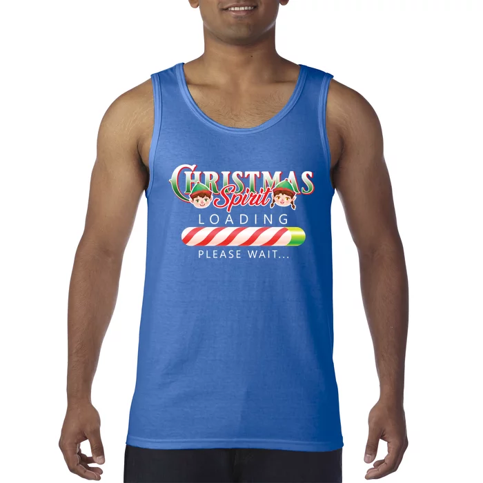 Vintage Christmas Spirit Loading Gift Tank Top