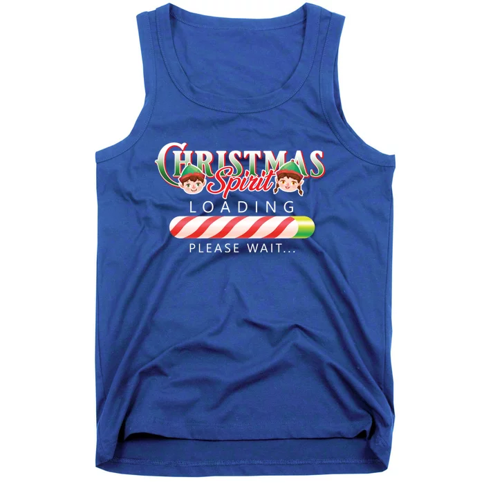 Vintage Christmas Spirit Loading Gift Tank Top