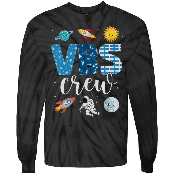 VBS Crew Stellar Vacation Bible Back To School Tie-Dye Long Sleeve Shirt