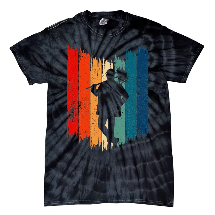 Vintage Chimney Sweeper Retro Chimney Sweep Tie-Dye T-Shirt