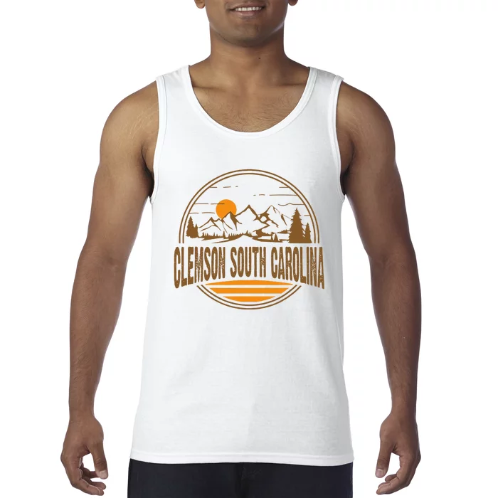 Vintage Clemson South Carolina Mountain Hiking Tank Top