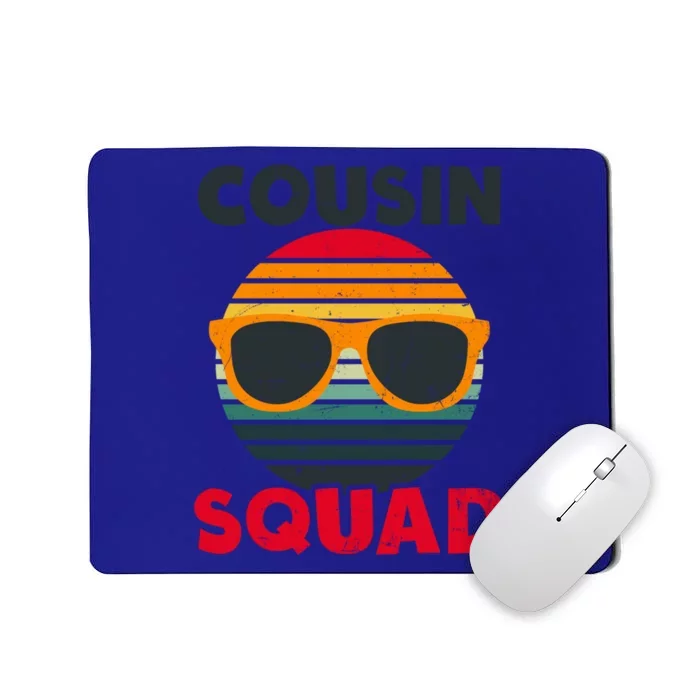 Vintage Cousin Squad Design Cousin Crew Meaningful Gift Mousepad