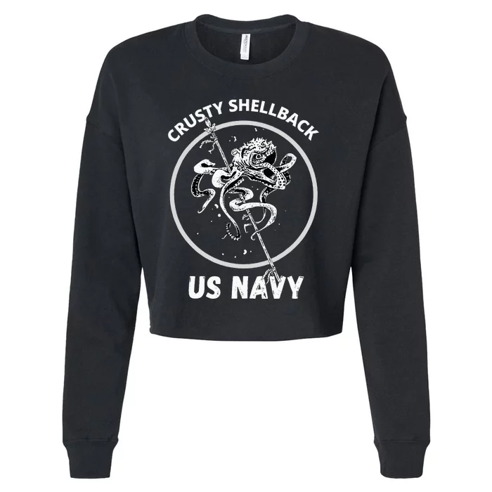 Vintage Crusty Shellback Cropped Pullover Crew