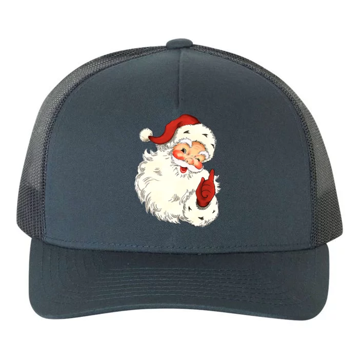 Vintage Christmas Santa Claus Face Old Fashioned Great Gift Yupoong Adult 5-Panel Trucker Hat