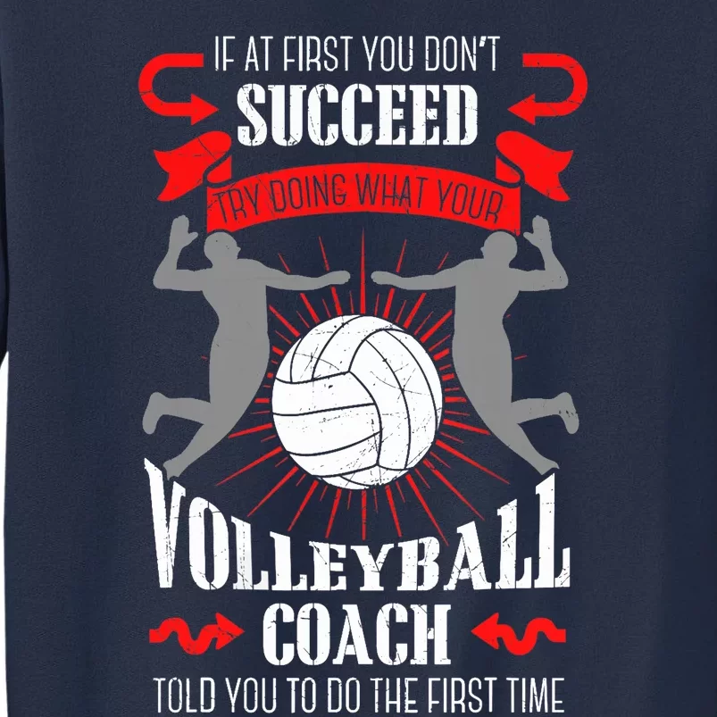 Volleyball Coach Team Player Sports Game Athlete Gift Sweatshirt