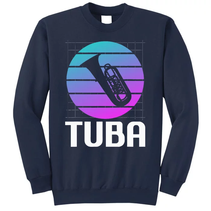 Vintage Classic Tuba Player Instrument Sweatshirt