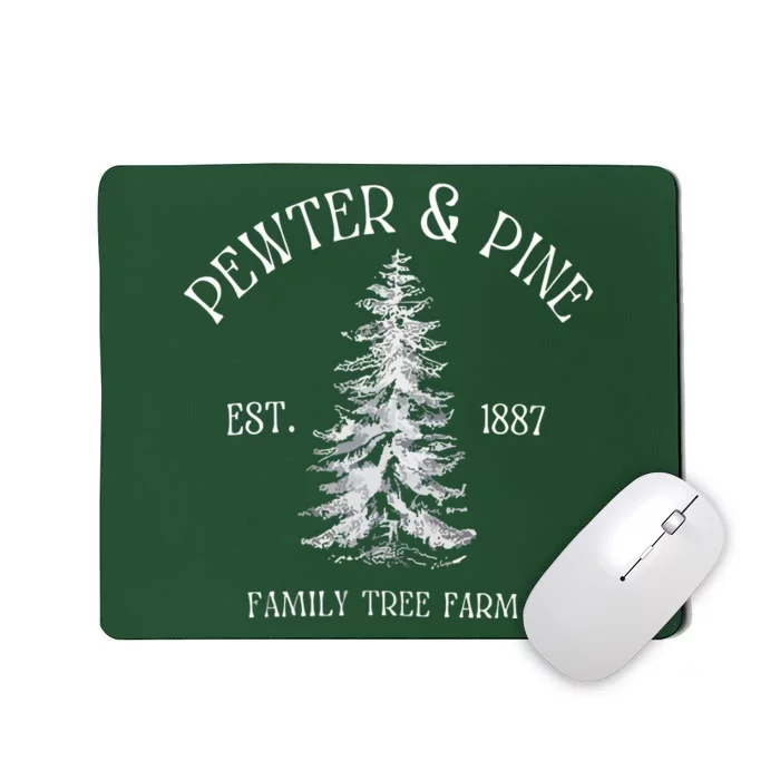 Vintage Christmas Tree Farms Mousepad