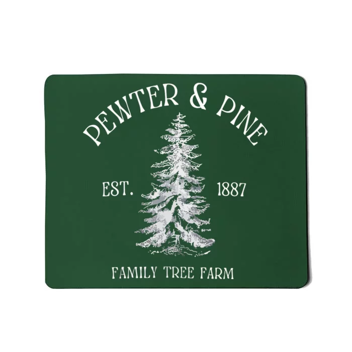 Vintage Christmas Tree Farms Mousepad