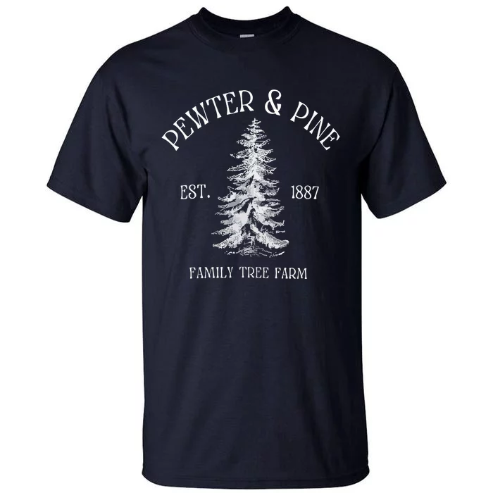 Vintage Christmas Tree Farms Tall T-Shirt