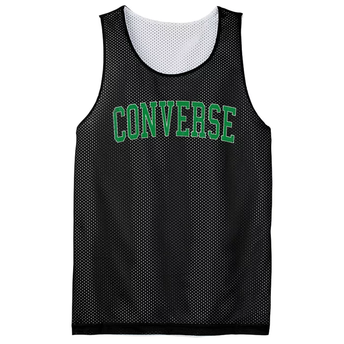 Vintage C.O.N.V.E.R.S.E Tx Distressed Green Mesh Reversible Basketball Jersey Tank