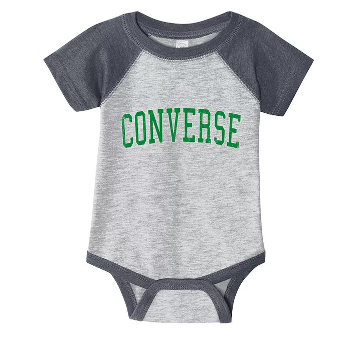 Vintage C.O.N.V.E.R.S.E Tx Distressed Green Infant Baby Jersey Bodysuit