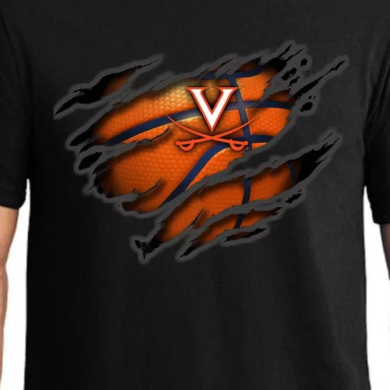 Virginia Cavaliers Tearing Basketball - Apparel Pajama Set