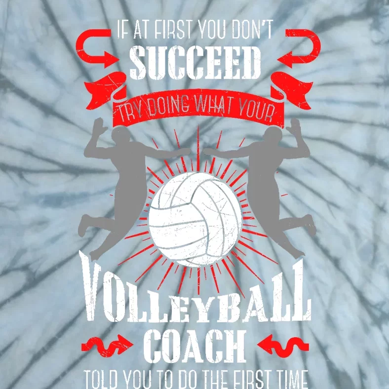 Volleyball Coach Team Player Sports Game Athlete Gift Tie-Dye T-Shirt