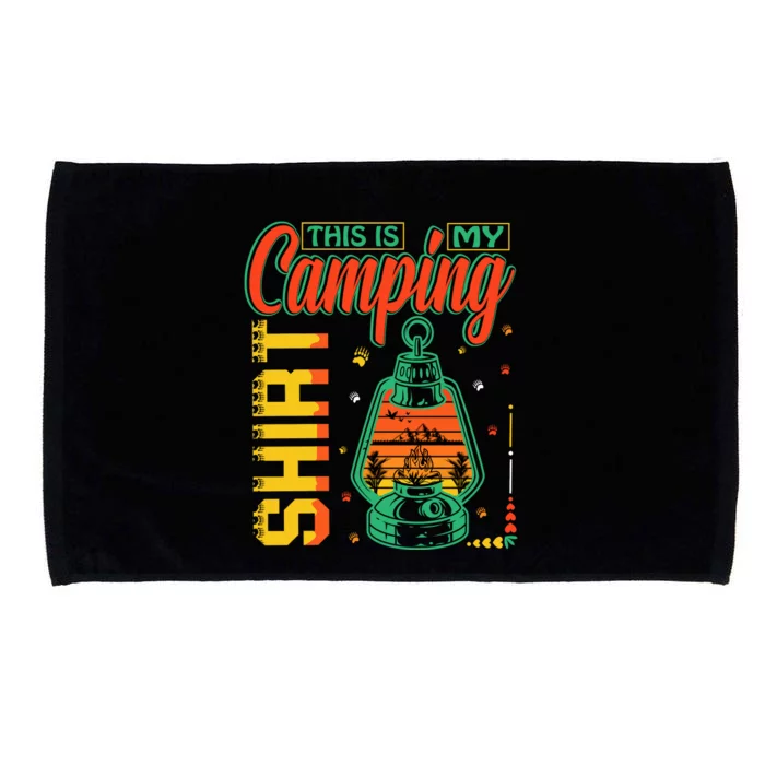 Vintage Camp This Is My Camping Gift Microfiber Hand Towel