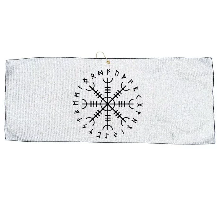 Viking Compass Vegvisir Symbol Large Microfiber Waffle Golf Towel