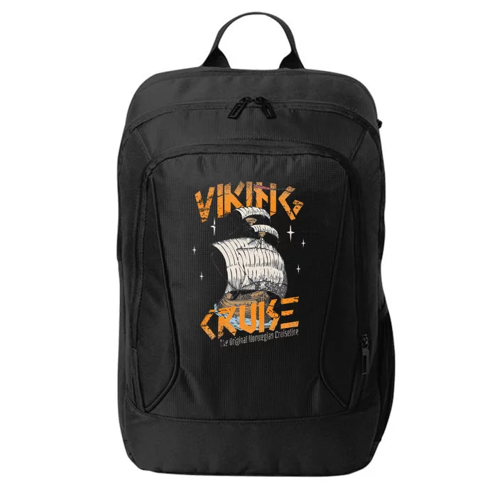 Viking Cruise Viking Ship Cruise Norwegian Line City Backpack