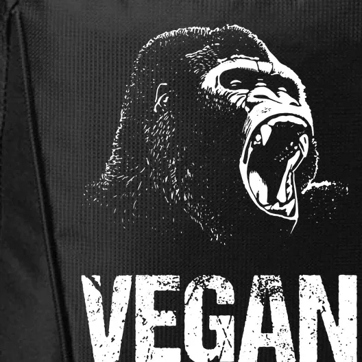 Vegan Cool Vegetarian Food Tee City Backpack