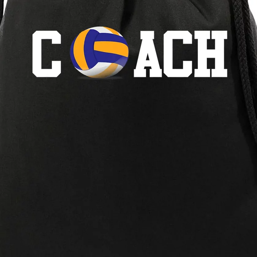 Volleyball Coach Volleyball Ball Sport Gift Drawstring Bag