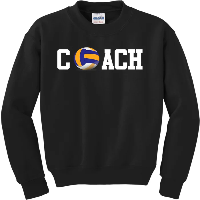 Volleyball Coach Volleyball Ball Sport Gift Kids Sweatshirt