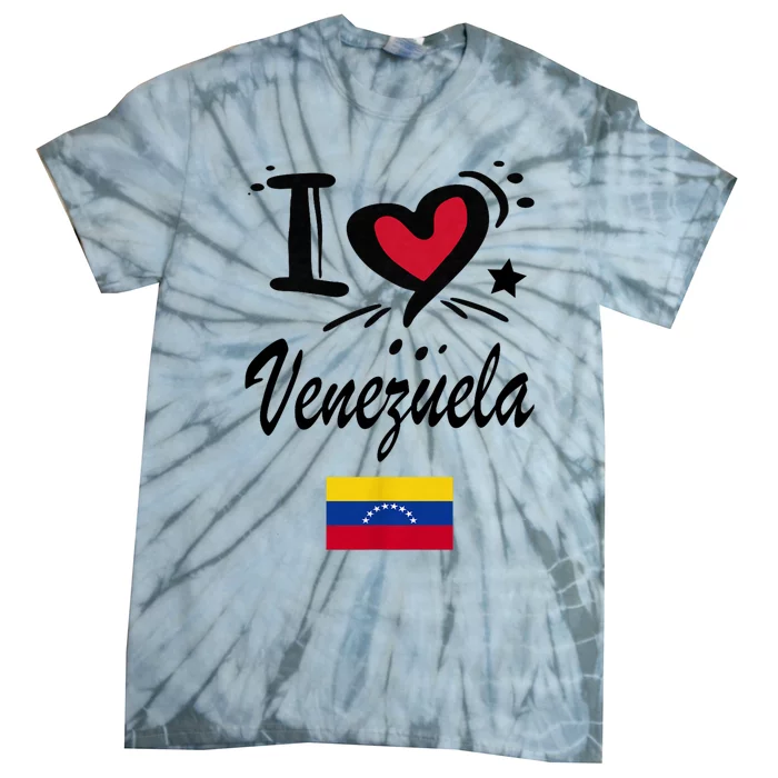 Venezuelan Camiseta Venezuela Flag Bandera Gifts Tie-Dye T-Shirt