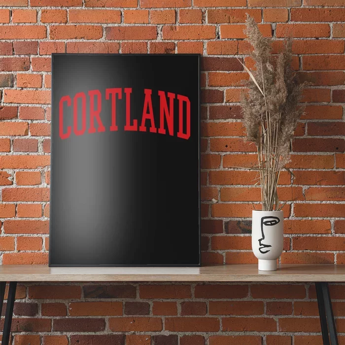 Varsity Cortland Poster