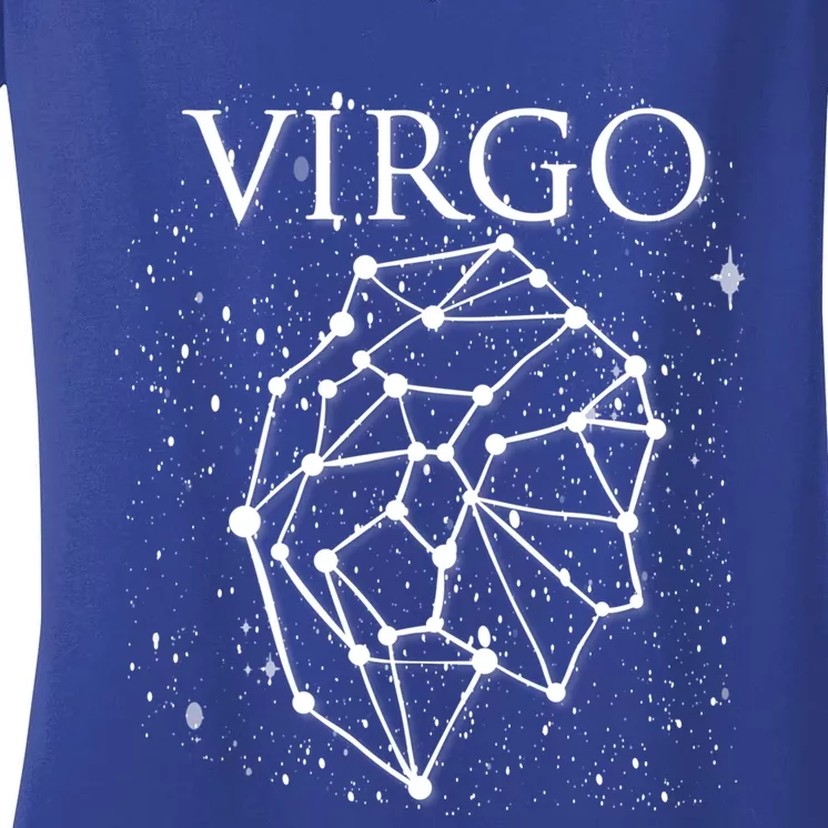 Virgo Constellation Virgo Astrology Symbol Meaningful Gift Women's V-Neck T-Shirt