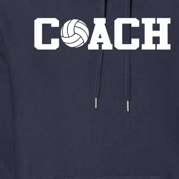 Volleyball Coach Premium Hoodie