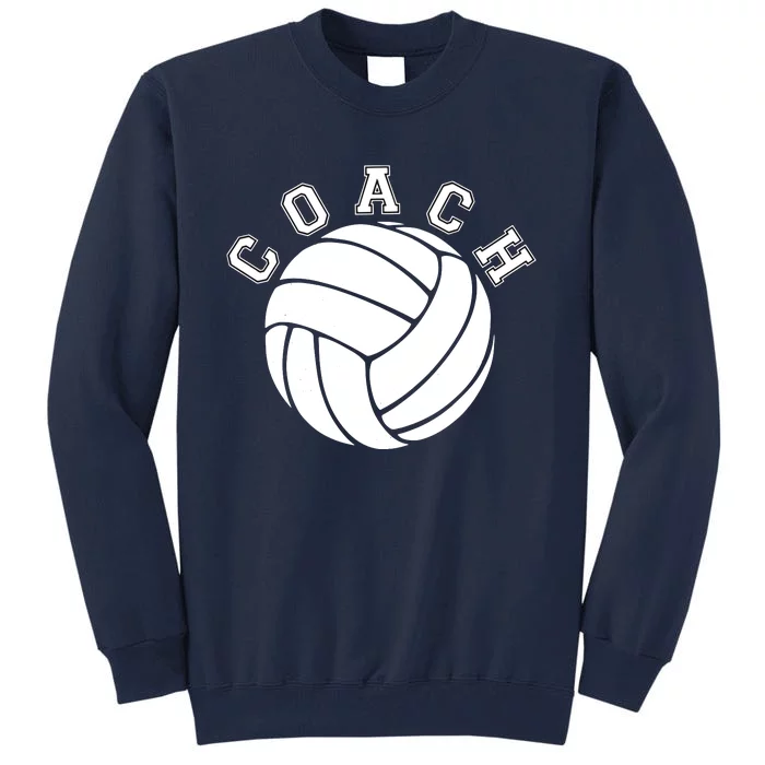 Volleyball Coach Vintage Volleyball Gift Women Men Game Day Tall Sweatshirt