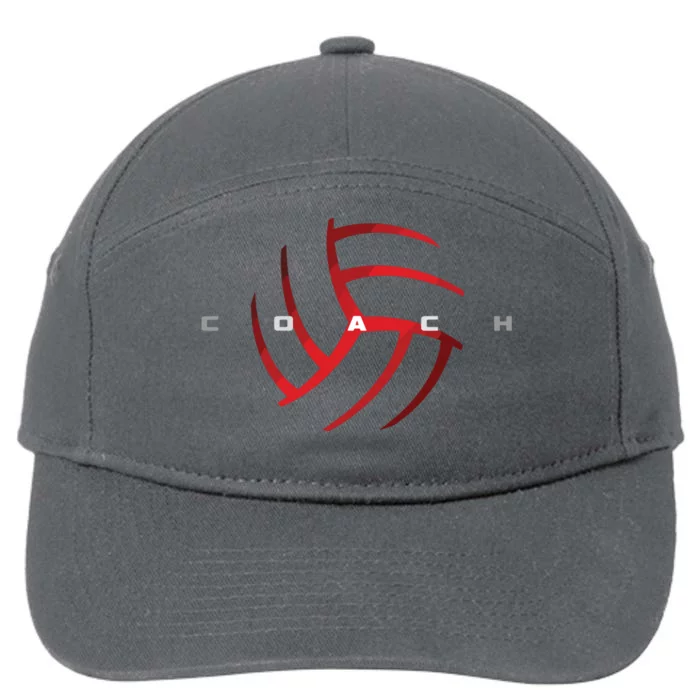 Volleyball Coach 7-Panel Snapback Hat