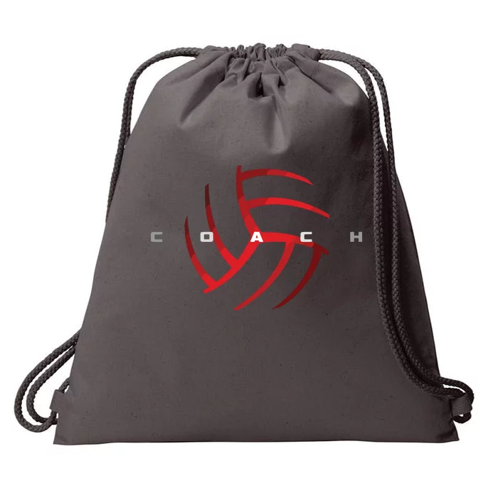 Volleyball Coach Drawstring Bag