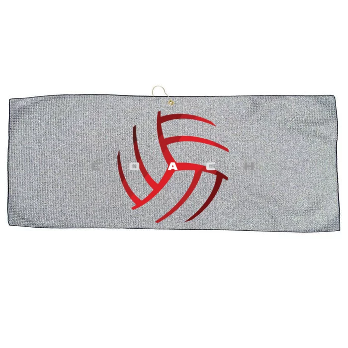 Volleyball Coach Large Microfiber Waffle Golf Towel