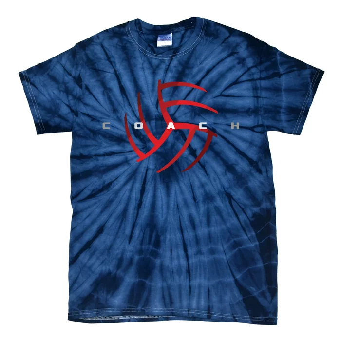 Volleyball Coach Tie-Dye T-Shirt