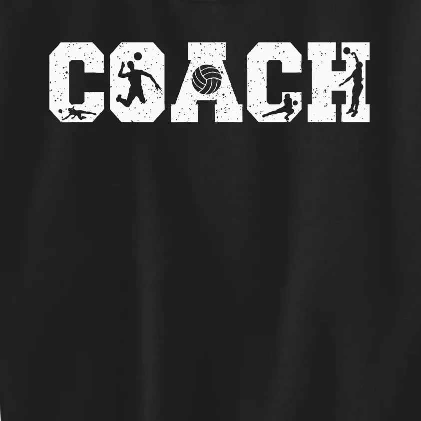 Volleyball Coach Kids Sweatshirt