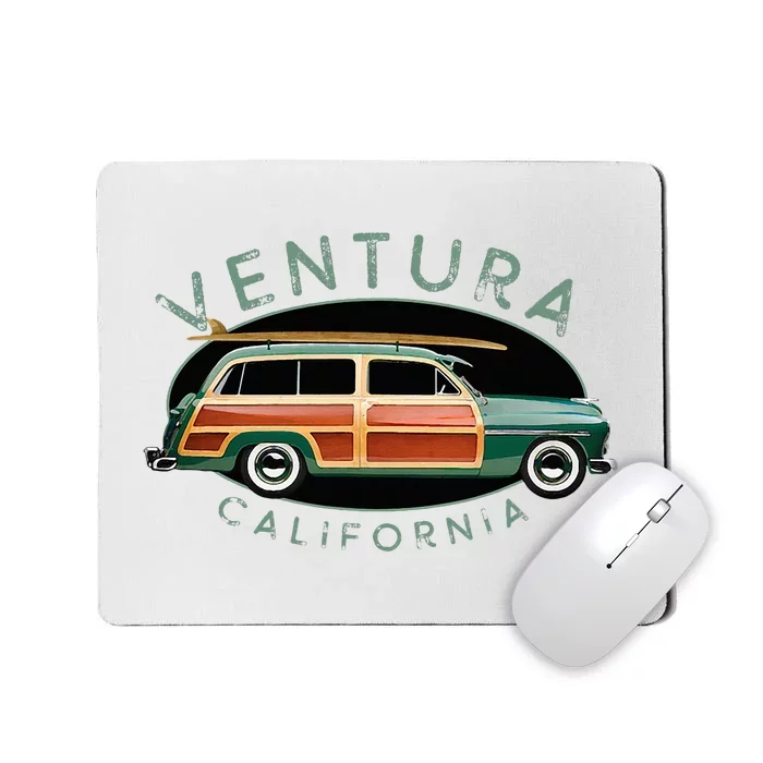 Ventura California Vintage Surfing Mousepad