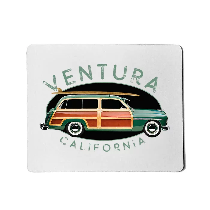 Ventura California Vintage Surfing Mousepad