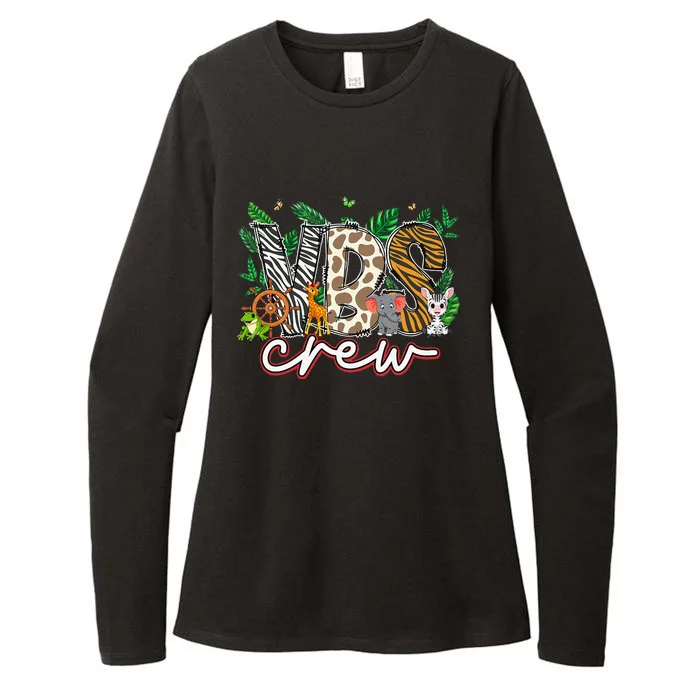 Vbs Crew Vbs 2024 Vacation Bible School Jungle Adventures Womens CVC Long Sleeve Shirt