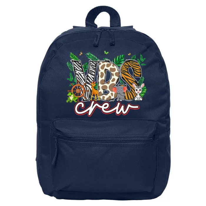 Vbs Crew Vbs 2024 Vacation Bible School Jungle Adventures 16 in Basic Backpack