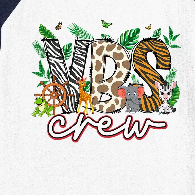 Vbs Crew Vbs 2024 Vacation Bible School Jungle Adventures Baseball Sleeve Shirt