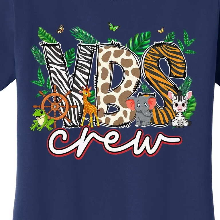 Vbs Crew Vbs 2024 Vacation Bible School Jungle Adventures Women's T-Shirt