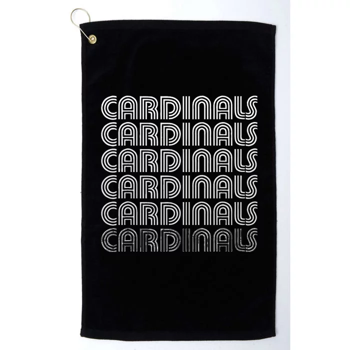 Vintage Cardinal Platinum Collection Golf Towel