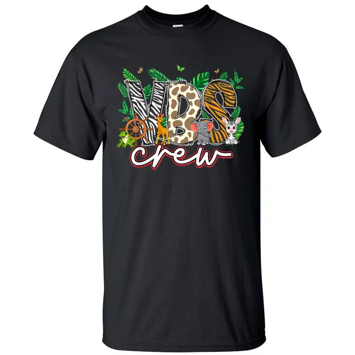 Vbs Crew Vbs 2024 Vacation Bible School Jungle Adventures Tall T-Shirt