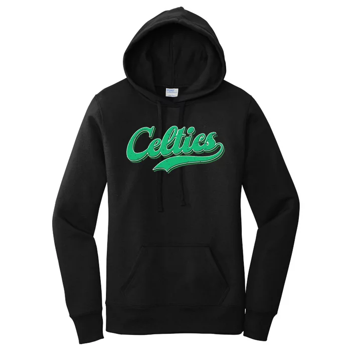 Vintage Celtics Women's Pullover Hoodie