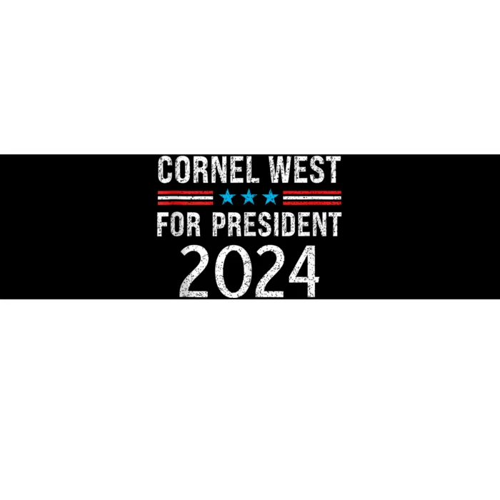 Vote Cornel West For President 2024 Bumper Sticker