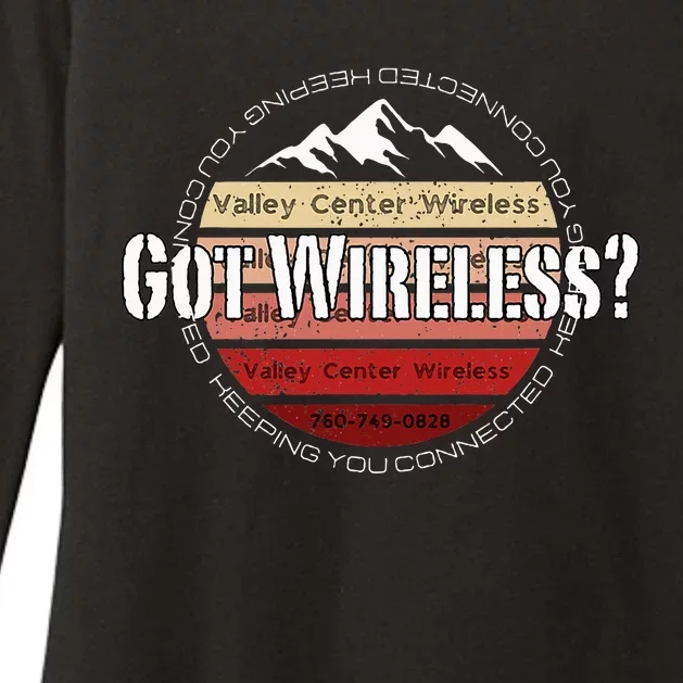 Valley Center Wireless Got Wireless Womens CVC Long Sleeve Shirt