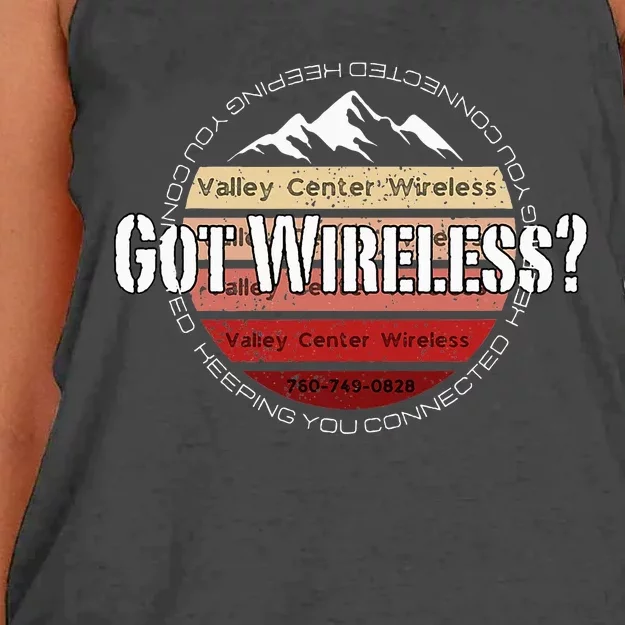 Valley Center Wireless Got Wireless Women's Knotted Racerback Tank